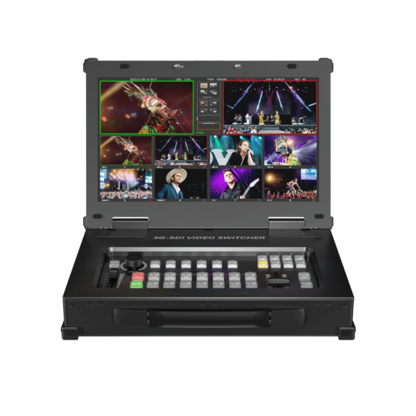 winkomm 8 max 8 channel video mixer switcher with 4 sdi, 2 hdmi and 2 usb/ ip video for multi camera live streaming